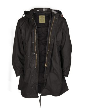 US SHELL KAPUZENPARKA M51 M.FU.SCHWARZ