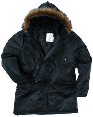 US FLIEGERPARKA N3B TEESAR® SCHWARZ