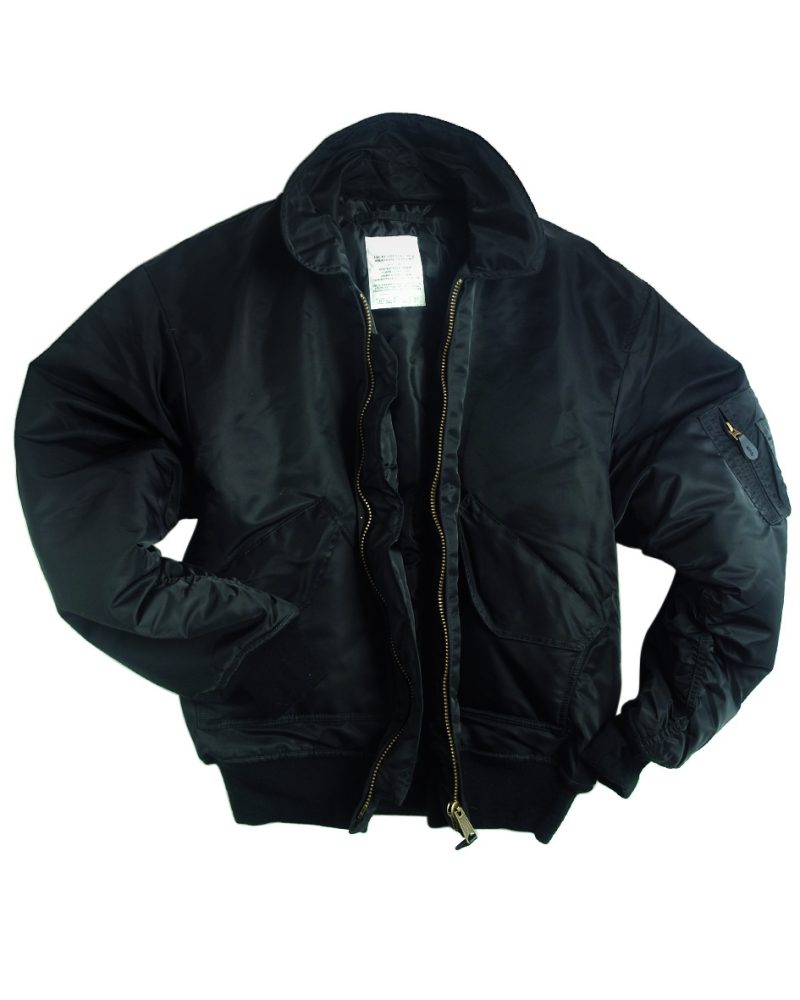 US FLIEGERJACKE CWU BASIC SCHWARZ