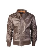 US LEDERJACKE FLIEGER A2 BRAUN