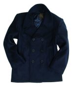 US NAVY PEA COAT TUCH DK.BLAU (KN.SCHW.)