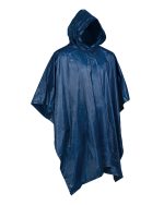 PONCHO VINYL DK.BLAU