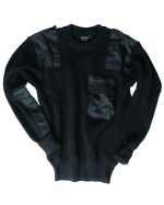 PULLOVER BW POLYACRYL SCHWARZ
