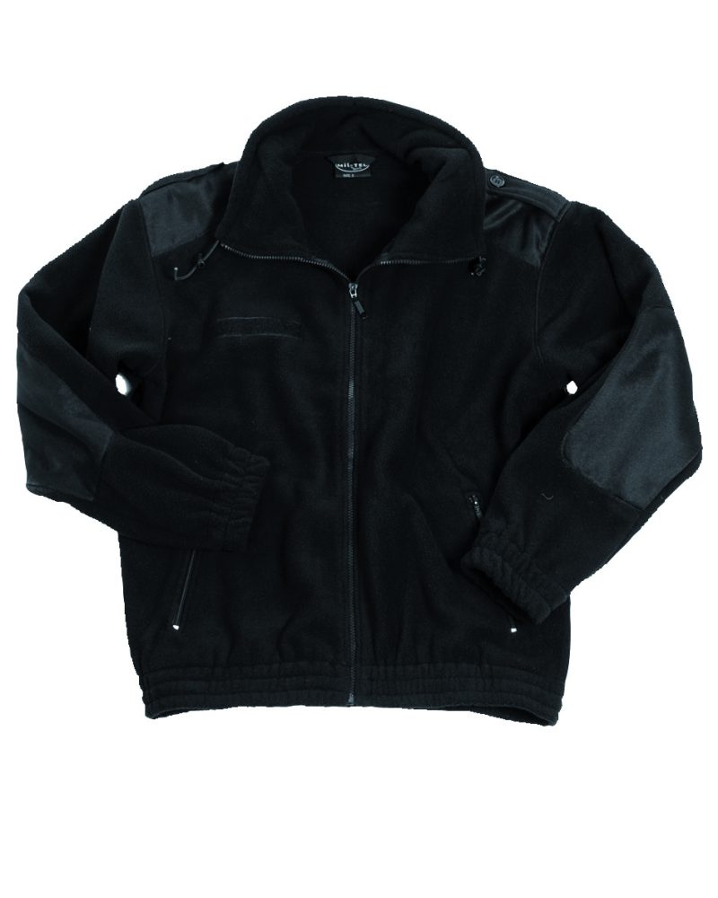 KÄLTESCHUTZJACKE FLEECE SCHWARZ