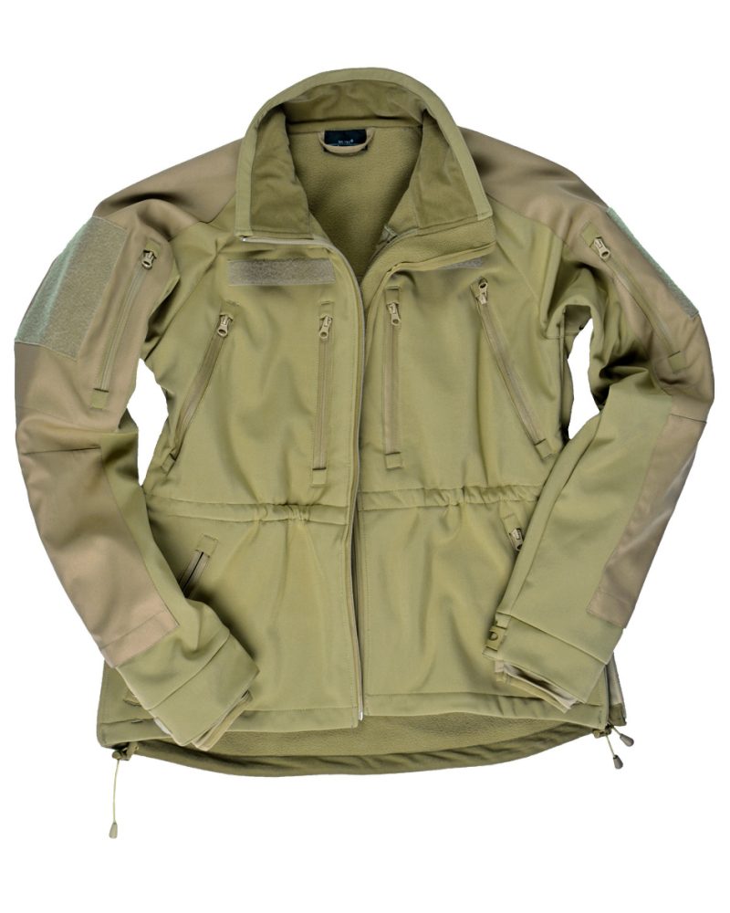 SOFTSHELL JACKE MIL-TEC® PLUS COYOTE