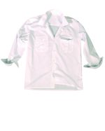 DIENSTHEMD 1/1 ARM T/C WEISS