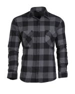 HOLZFÄLLERHEMD LEICHT SCHWARZ/GRAU