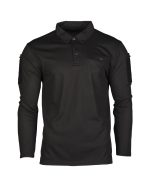 TACTICAL QUICK DRY POLOSHIRT 1/1 ARM SCHWARZ