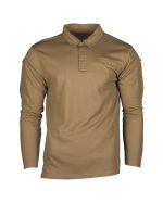 TACTICAL QUICK DRY POLOSHIRT 1/1 ARM DARK COYOTE