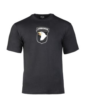 T-SHIRT M.DRUCK '101ST AB' SCHWARZ