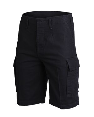 BW BERMUDA MOLESKIN PREWASH SCHWARZ
