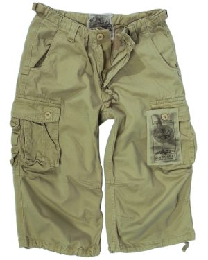 AIR COMBAT 3/4-PANTS PREWASH KHAKI