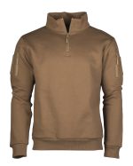 TACTICAL SWEATSHIRT M.ZIPPER DARK COYOTE