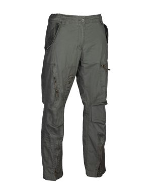 FLIEGERHOSE COTTON VINTAGE 'STRAIGHT CUT' OLIV