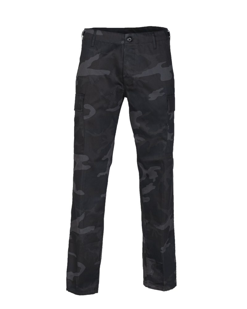 US RANGER HOSE TYP BDU 'STRAIGHT CUT' BLACK CAMO