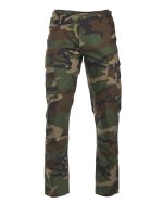 US BDU FELDHOSE R/S 'SLIM FIT' WOODLAND