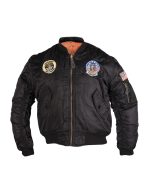 FLIEGERJACKE MA1® KIDS M.ABZ. SCHWARZ