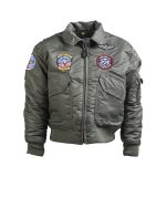 FLIEGERJACKE CWU KIDS M.ABZ. OLIV