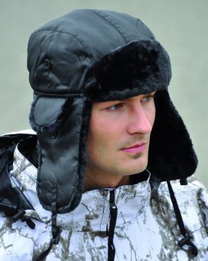 PILOTEN-PELZMÜTZE MA1® SCHWARZ