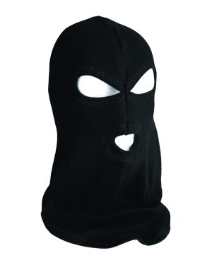 KOPFHAUBE BALACLAVA 3-LOCH CO SCHW.