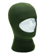 KOPFHAUBE BALACLAVA POLYACRYL OFFEN OLIV