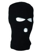 KOPFHAUBE BALACLAVA POLYACRYL 3-LOCH SCHWARZ