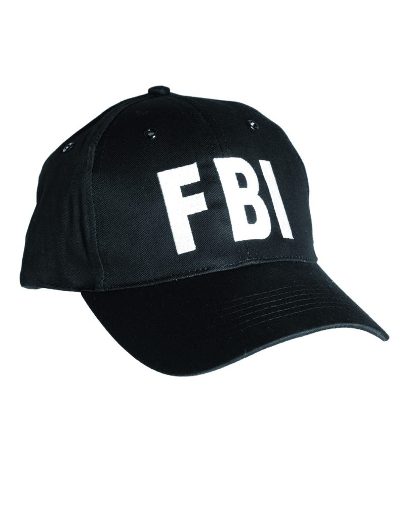 BASEBALL CAP SCHW. 'FBI'