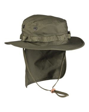 BRIT.BOONIE R/S M.NECKFLAP OLIV