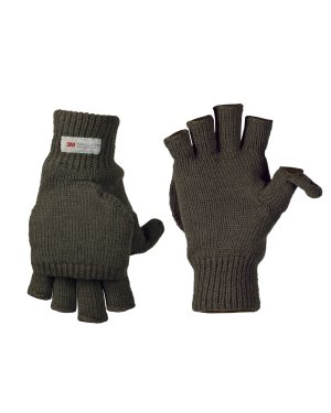 KLAPPHANDSCHUHE OLIV