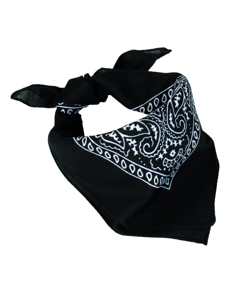 WESTERNHALSTUCH (BANDANA) SCHWARZ