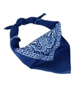 WESTERNHALSTUCH (BANDANA) BLAU