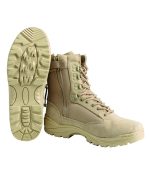 TACTICAL BOOT M.YKK® ZIPPER KHAKI