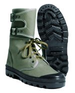 FRANZ.COM.STIEFEL CANVAS M.SCHN.OLIV