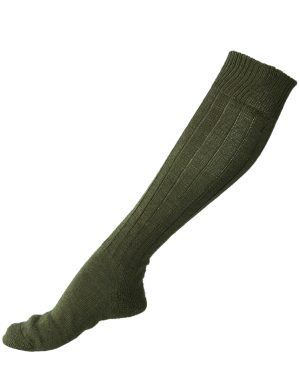BW STIEFELSOCKE M.FROTTEESOHLE OLIV NACH TL
