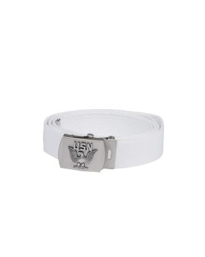 US HOSENGÜRTEL CO.M.SCHLOSS NAVY WEISS