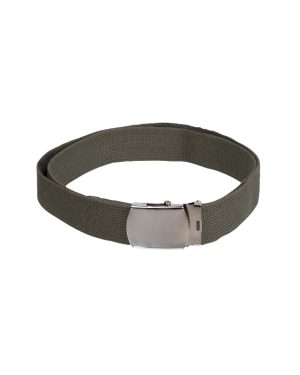 US HOSENGÜRTEL SILVER BUCKLE 38MM OLIV