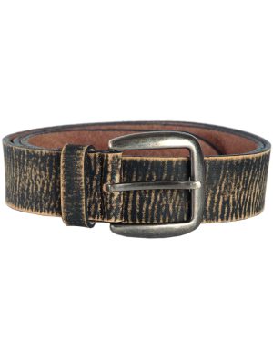 VINTAGE GÜRTEL LEDER SCHWARZ