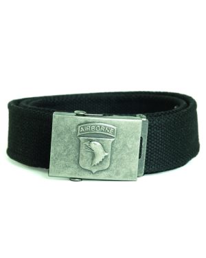 GÜRTEL AIRBORNE BUCKLE 40MM SCHWARZ