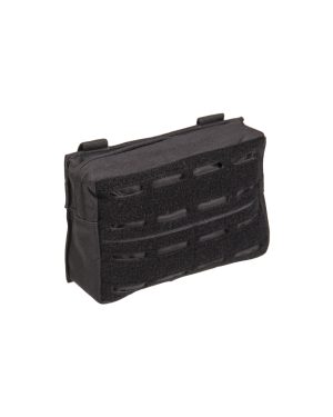 LASER CUT BELT POUCH SM SCHWARZ