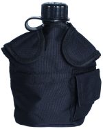 FELDFLASCHENTASCHE MOLLE US-STYLE SCHWARZ