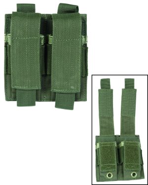 MAG.TASCHE F.PISTOLE DOUBLE OLIV