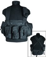 CHEST RIG 6-POCKET SCHWARZ
