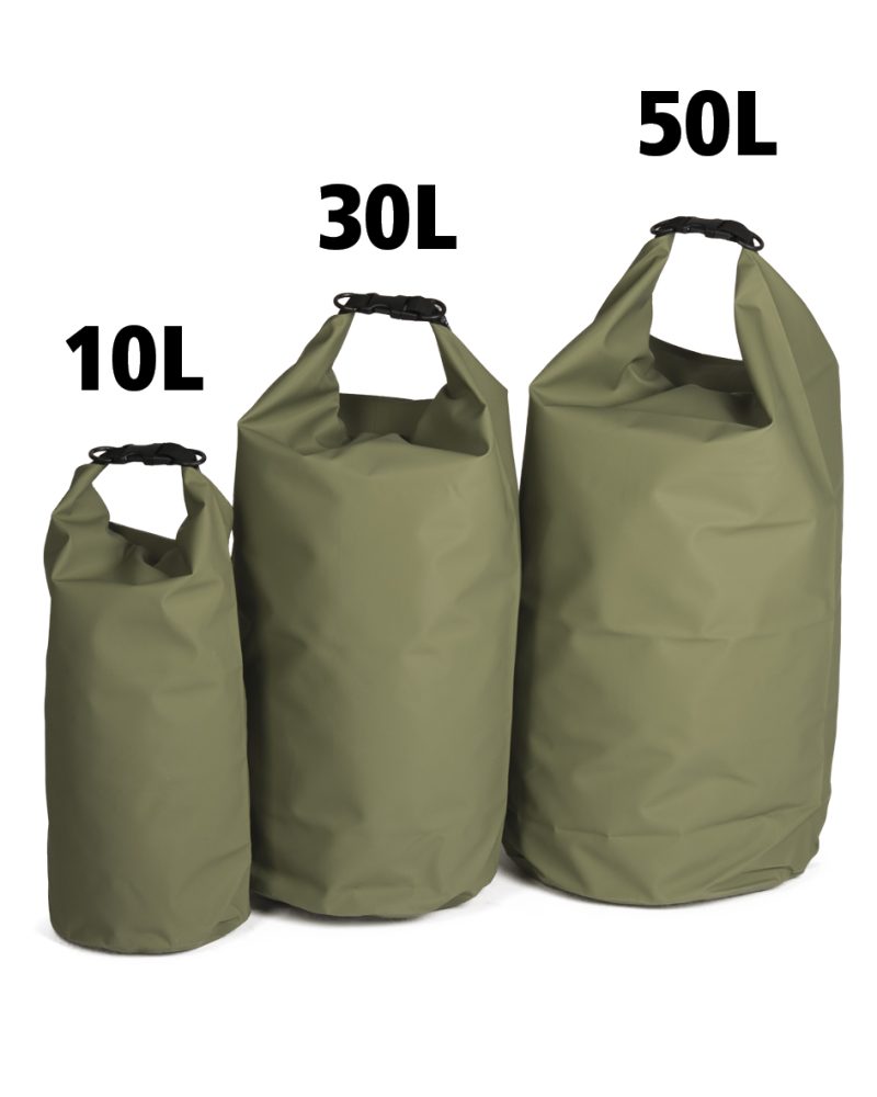 TRANSPORTSACK WASSERDICHT 30L OLIV – Bild 2