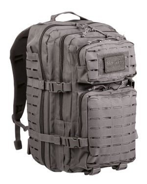 US ASSAULT PACK LG LASER CUT URBAN GREY