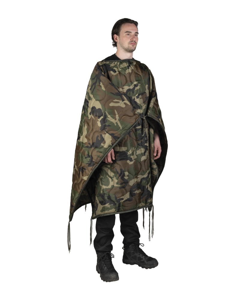 PONCHO LINER 'MULTIFUNCTION' WOODLAND