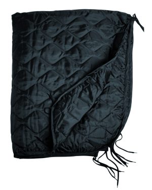 PONCHO LINER (STEPPDECKE) SCHWARZ
