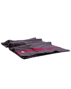 SCHWEIZ.WOLLDECKE 200X140 CM BRAUN 100/WOLLE