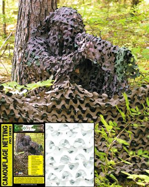 NETZ PRO 'CRAZY CAMO' 2,4X3,0 WEISS