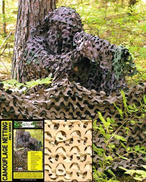 NETZ PRO 'CRAZY CAMO' 2,4X3,0 DESERT