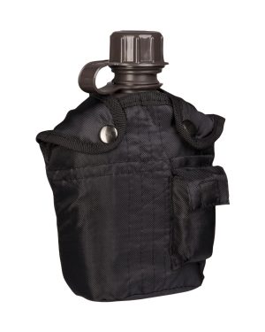 US FELDFLASCHE KST.IMP.1LTR M.HÜ.SCHWARZ
